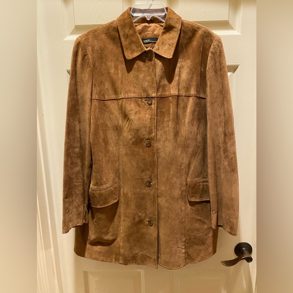 Full Leather Thigh-Length Jacket